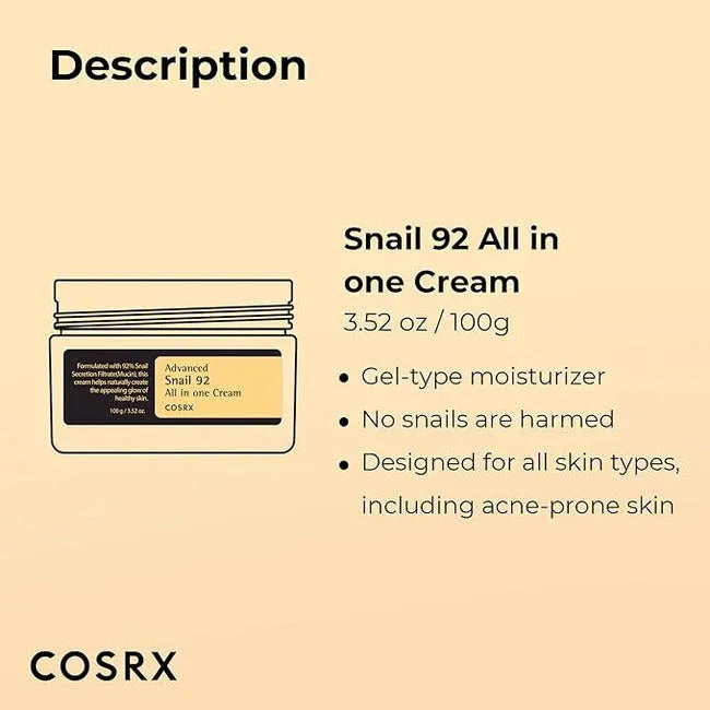 Cosrx Advanced Snail 92 All In One Cream