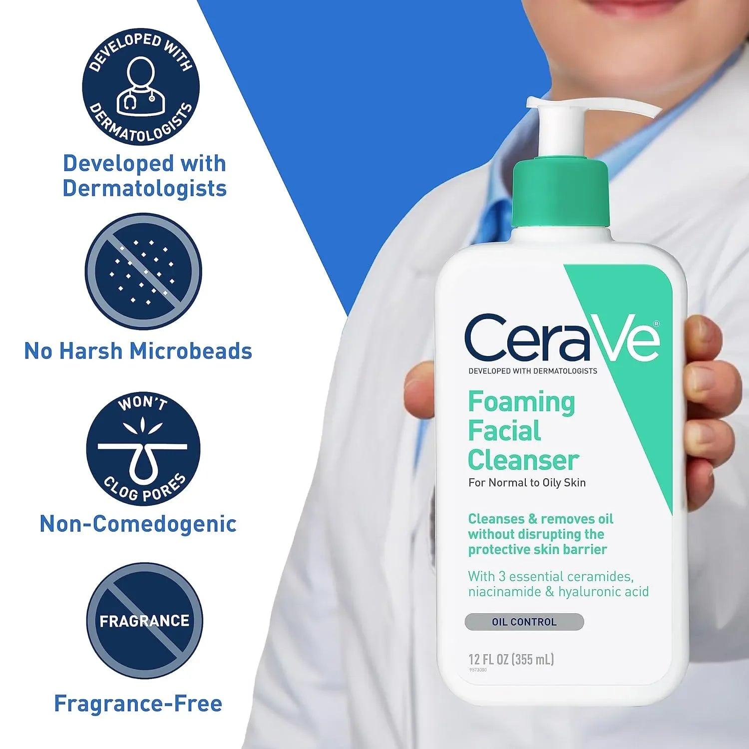 CeraVe Foaming Facial Cleanser 355ml
