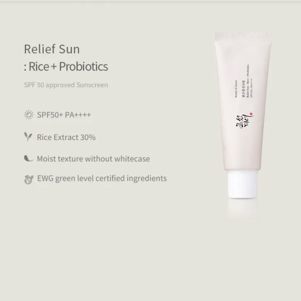 Beauty of Joseon Relief's  expert-level  Sun protection